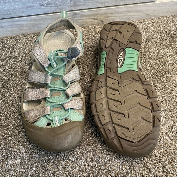 Keen Womens Shoes Newport H2 Size 8 Green Sport Sandal - Picture 8 of 12